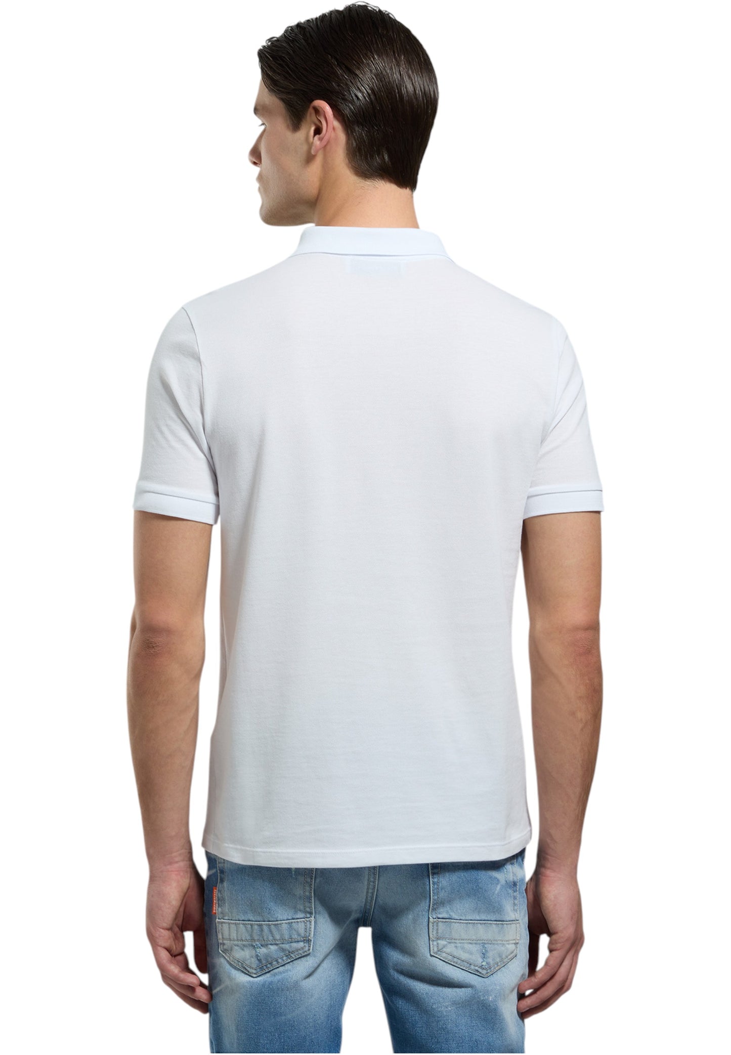 Polo Manica Corta Uomo Bikkembergs In Cotone Mercerizzato