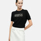 Maglia A Girocollo Donna Guess Manica Corta Norah Logo W6RR47Z2NQ2