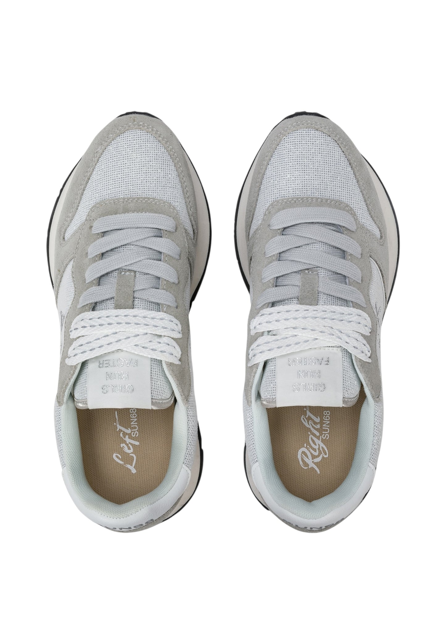 Sneakers Basse Donna Sun68  Ally Glitter Textile Z36203