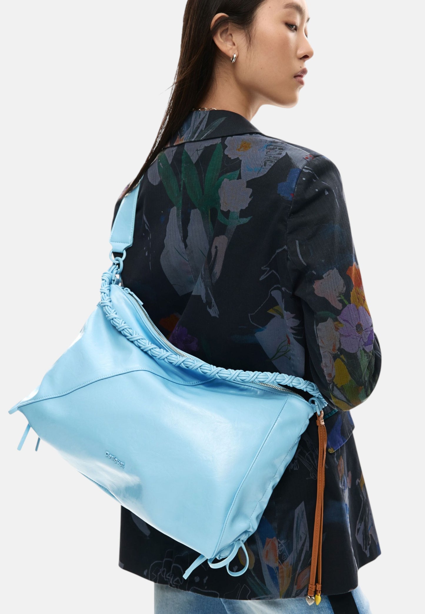 Borsa A Spalla Donna Desigual  Bag Rodio Leiria Sky Blue 26SAXPBP