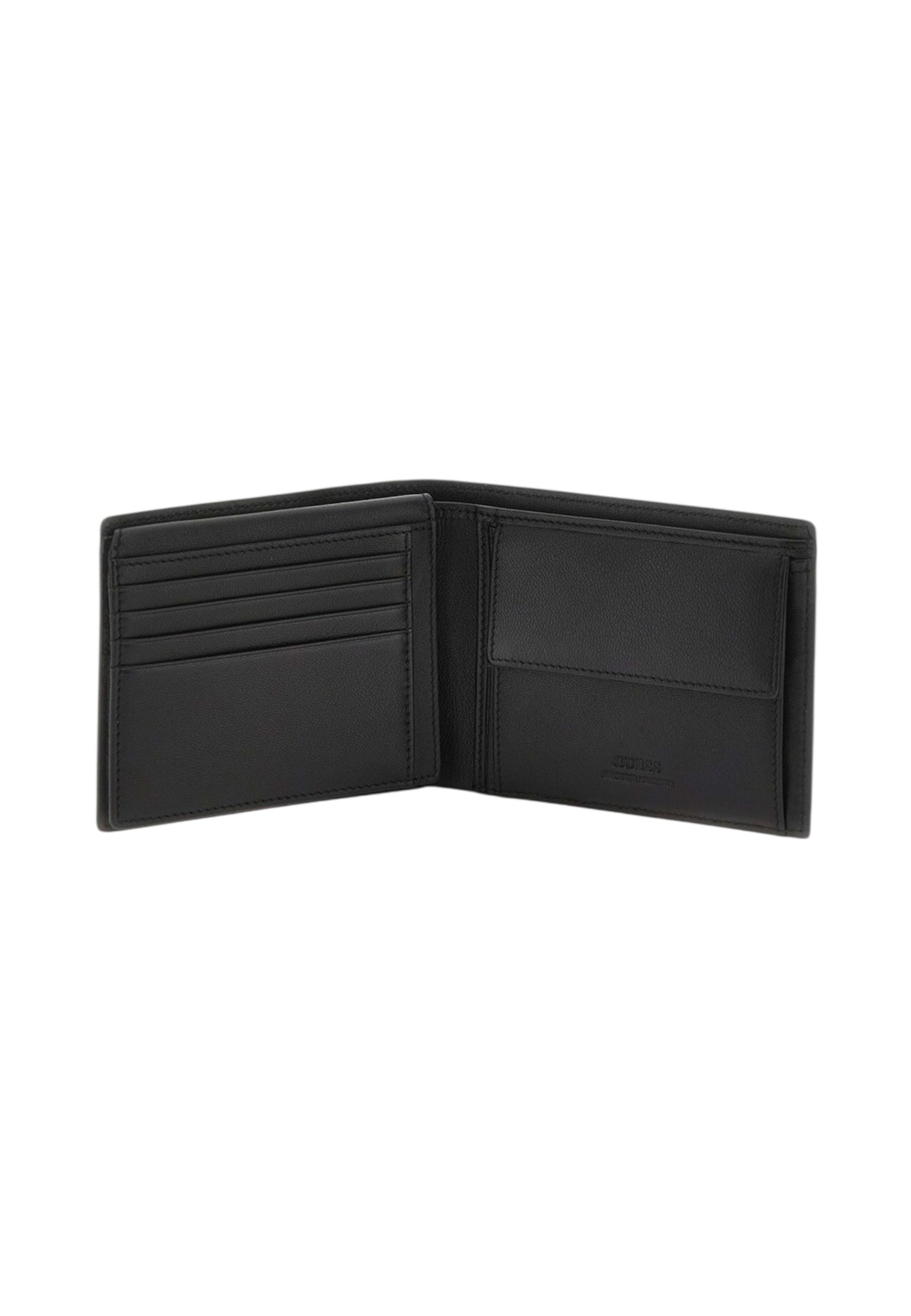 Portafoglio Con Portamonete Uomo Guess Bifold M Double New Boston SMNEBRLEA24
