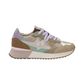 Sneakers Basse Donna Sun68 Stile Running, Suede E Nylon Stargirl Multicolor Z46222