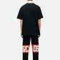 T-Shirt Manica Corta Uomo Gcds Oversize Fit Band Logo Tonal Loose Z0MLQC109J101