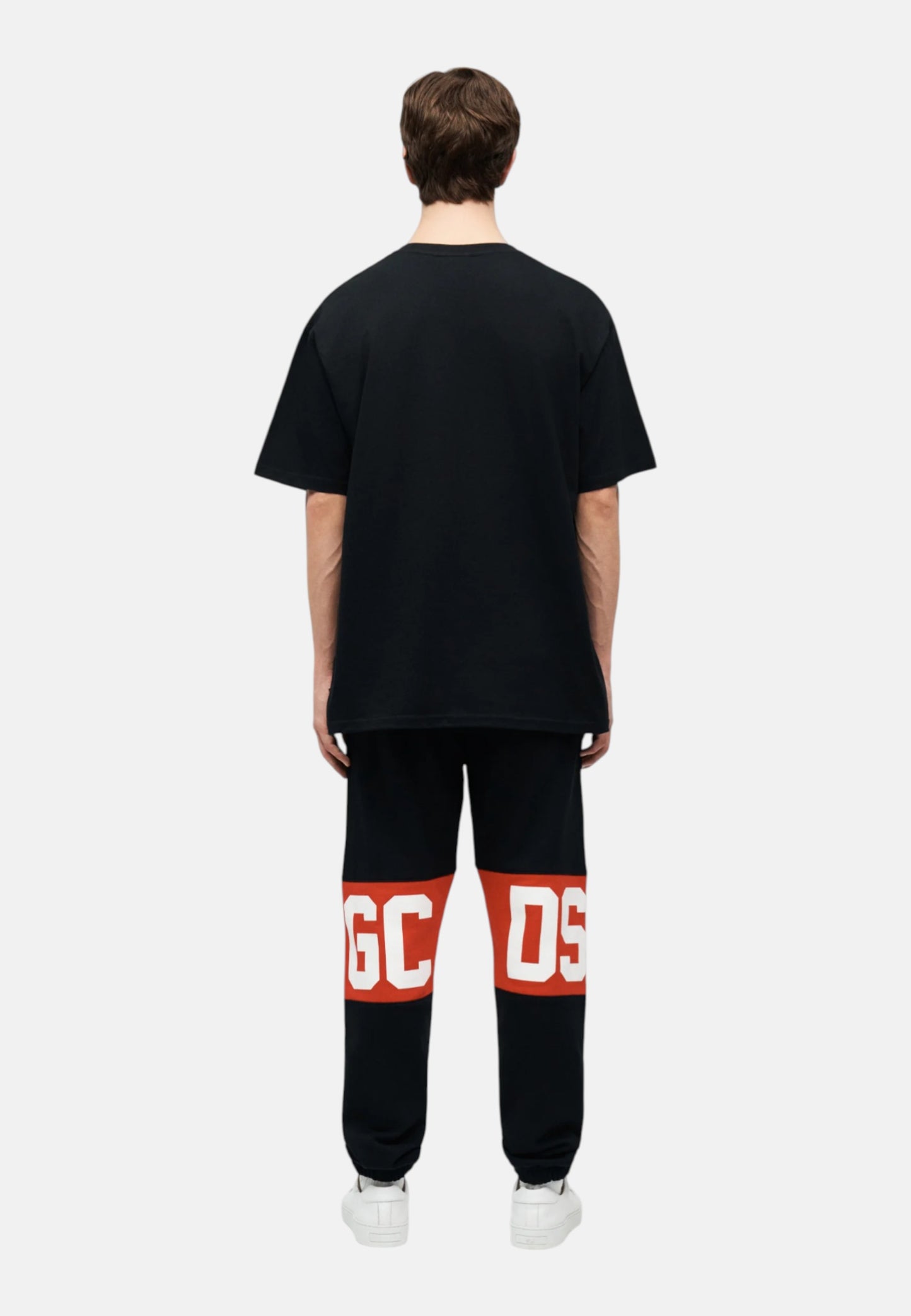 T-Shirt Manica Corta Uomo Gcds Oversize Fit Band Logo Tonal Loose Z0MLQC109J101