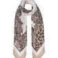 Foulard  Donna Liu Jo Leopard Lace 120x120  2F6073T2745