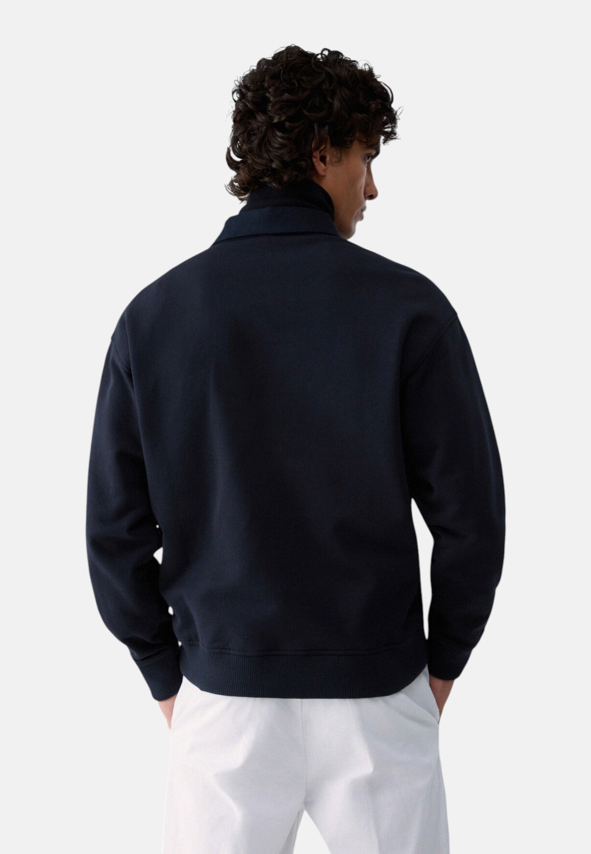 Felpa A Girocollo Uomo Liu Jo Con Collo Polo  QF6065F0946