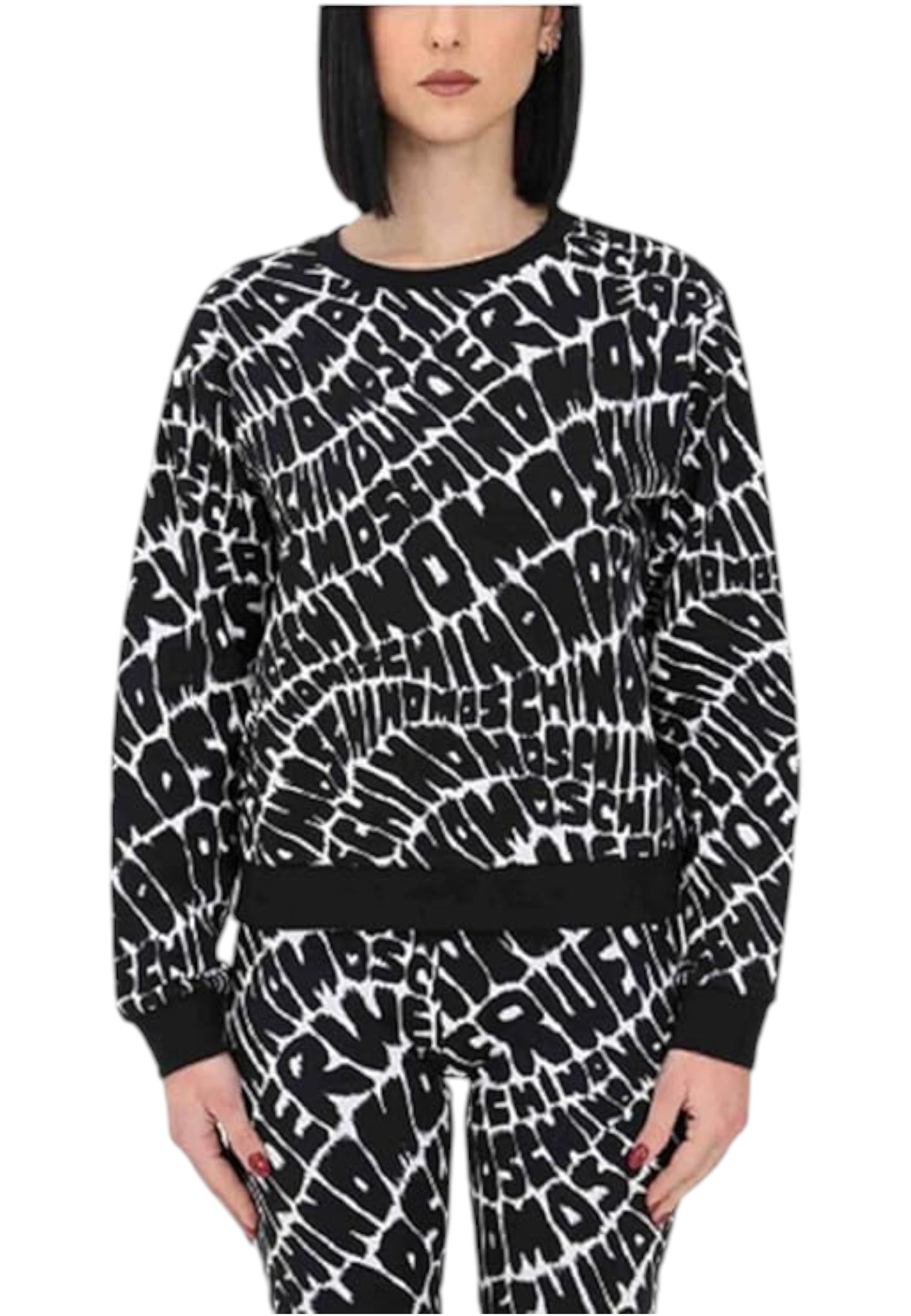 Felpa A Girocollo Donna Moschino   V17309005