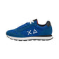 Sneakers Basse Uomo Sun68 Stile Running, Logo Ricamato, Nylon E Suede Tom Solid Z46101