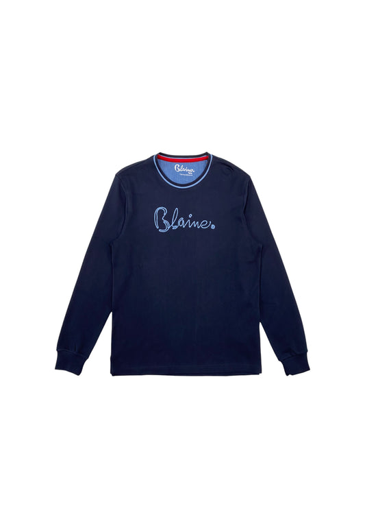 T-Shirt Manica lunga Uomo Blaine Con Ricamo  IRMB04021790