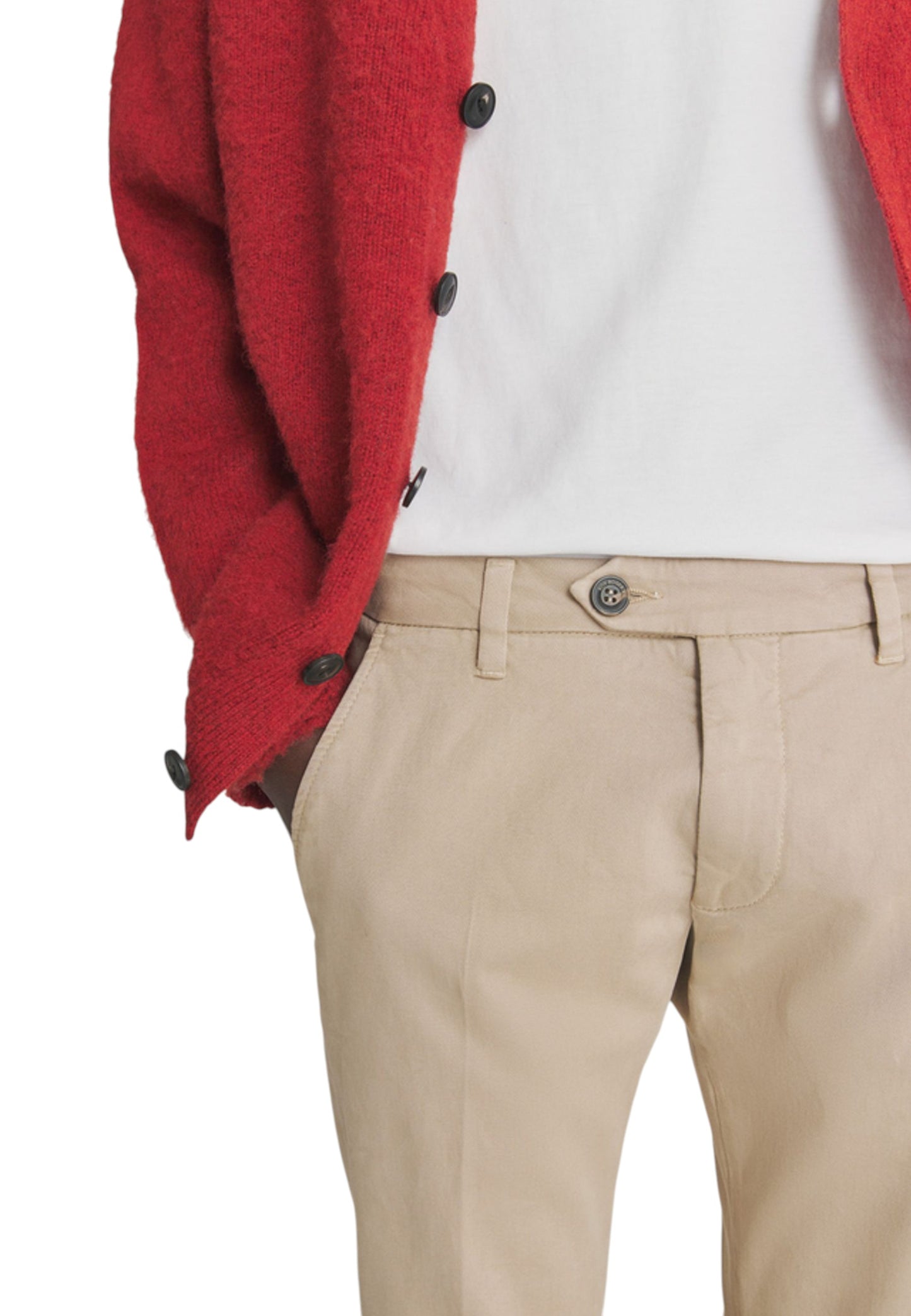 Pantaloni Slim Fit Uomo Roy Roger's In Gabardina New Rolf RRU013C870