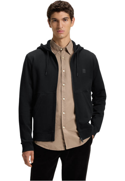 Felpa Con Zip Uomo Boss Con Cappuccio Zetalky 50508578