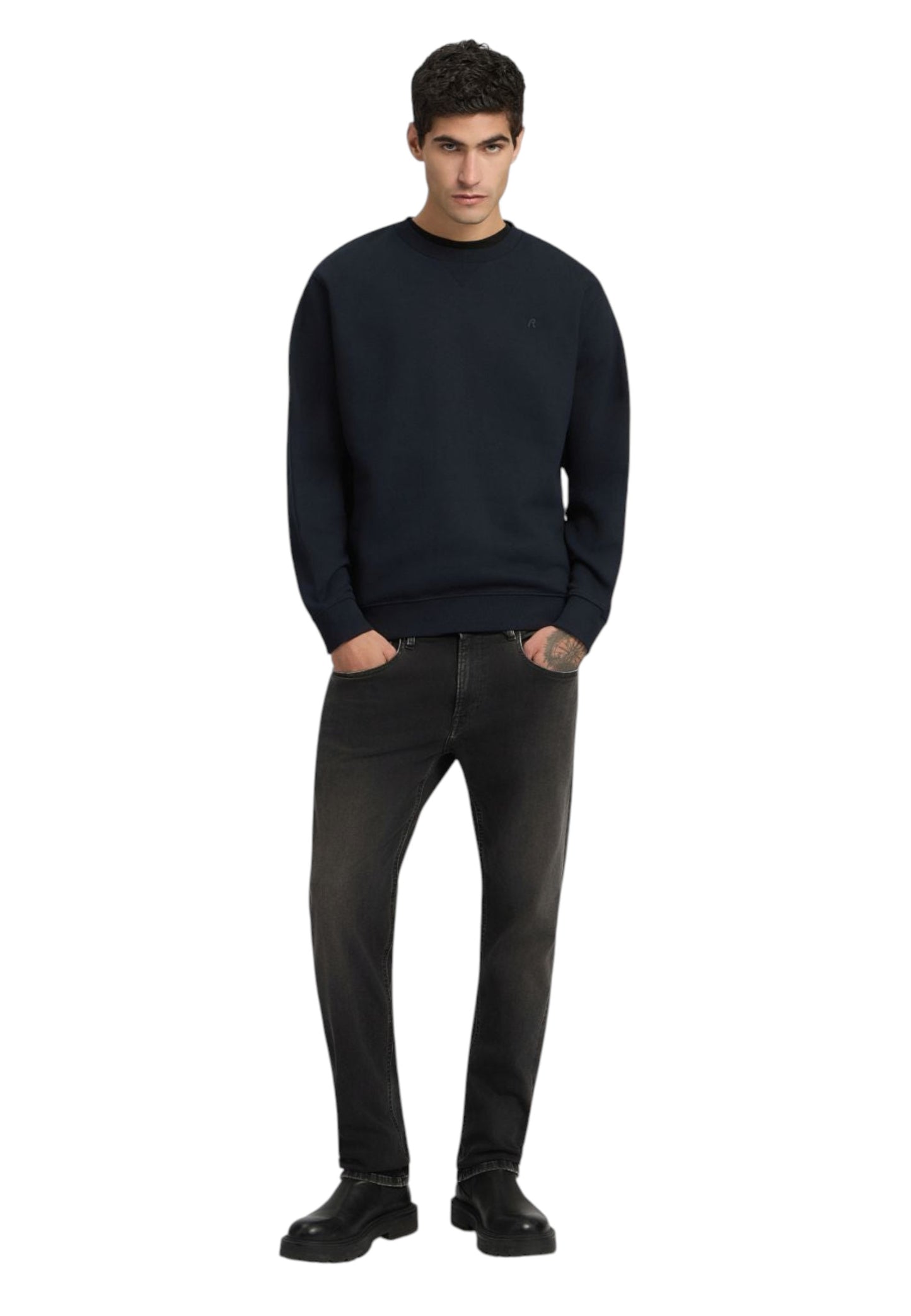 Felpa A Girocollo Uomo Replay   M3102 .000.23832