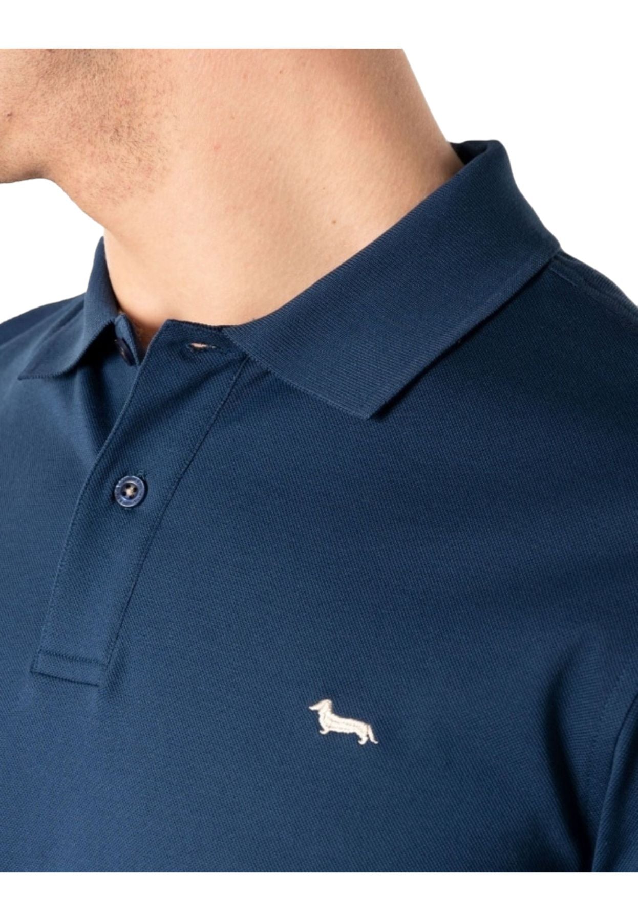 Polo Manica Corta Uomo Harmont & Blaine Con Lettering E Logo  LRL030021148