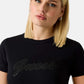 T-Shirt Manica Corta Donna Guess  3D Guess Script W6GI08K3023