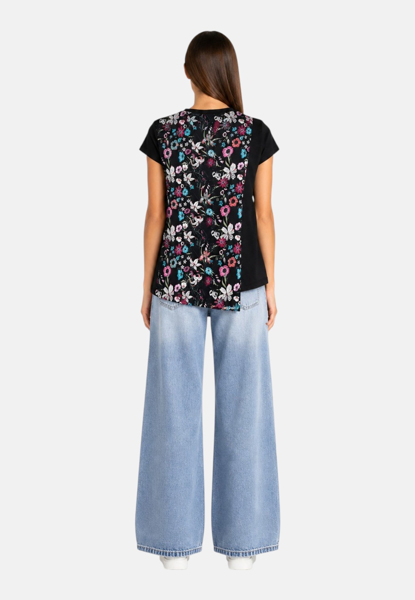 T-Shirt Manica Corta Donna Liu Jo Summer Blossom Eco Line VA6164JS360