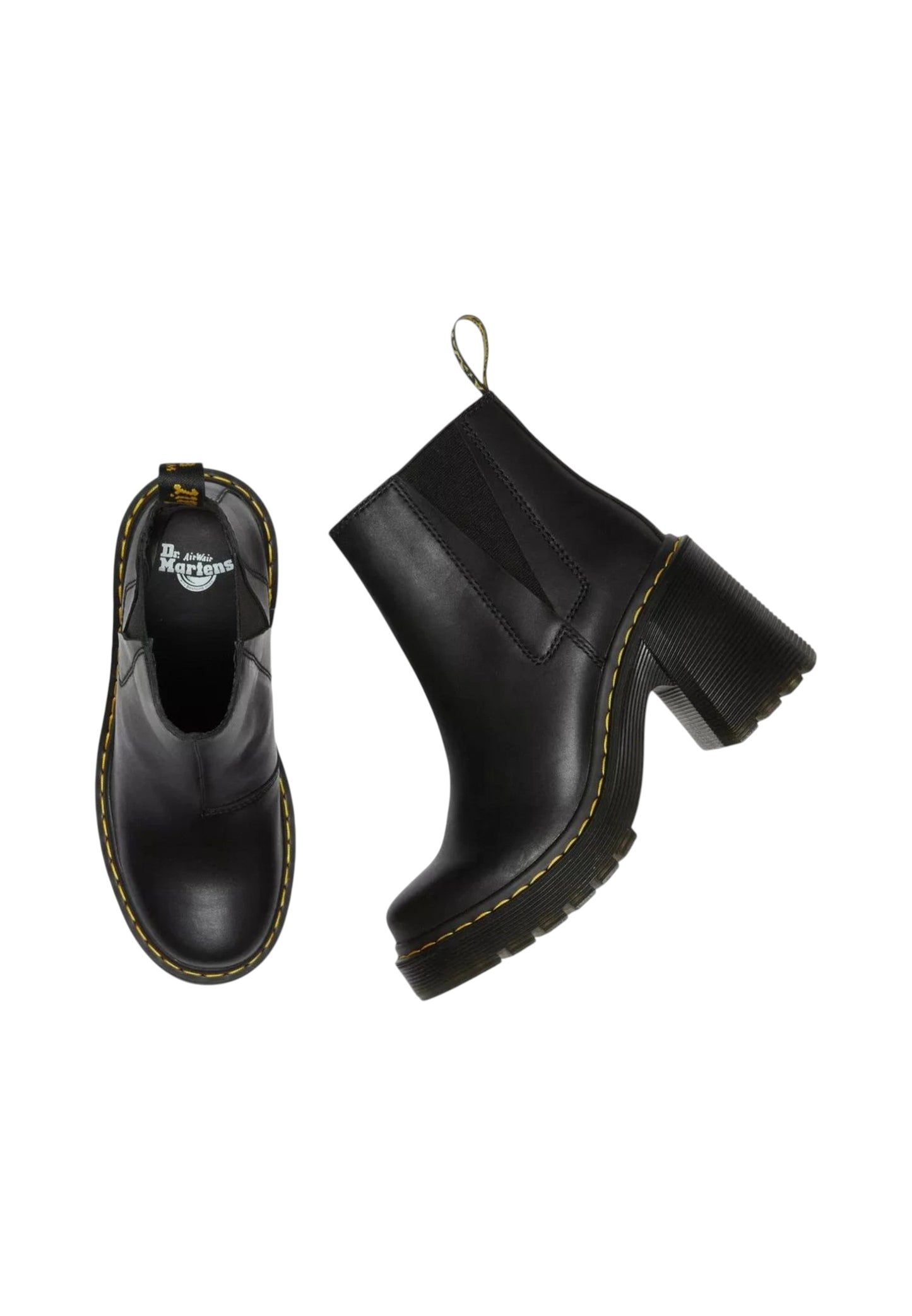 Stivaletti Chelsea Donna Dr. Martens Con Tacco Spence Black Sendal 26440