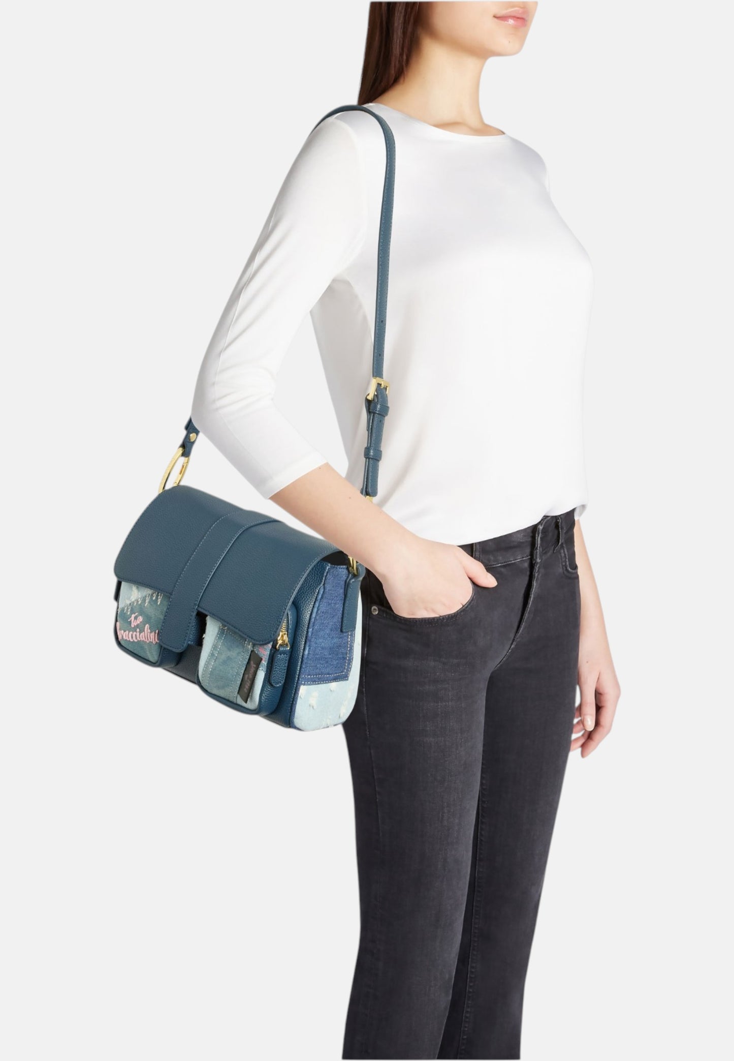 Borsa A Tracolla Donna Braccialini  Jinny B19122TY