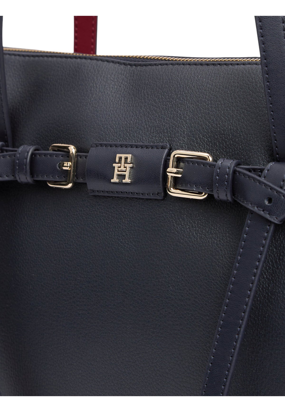 Borsa A Spalla Donna Tommy Hilfiger Tote Th Buckle AW0AW19032