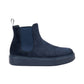 Stivaletti Chelsea Donna Frau Pelle scamosciata, Stile sporty, Elastici laterali, Suola leggera, Sottopiede estraibile, Made in Italy Waxy A41C2