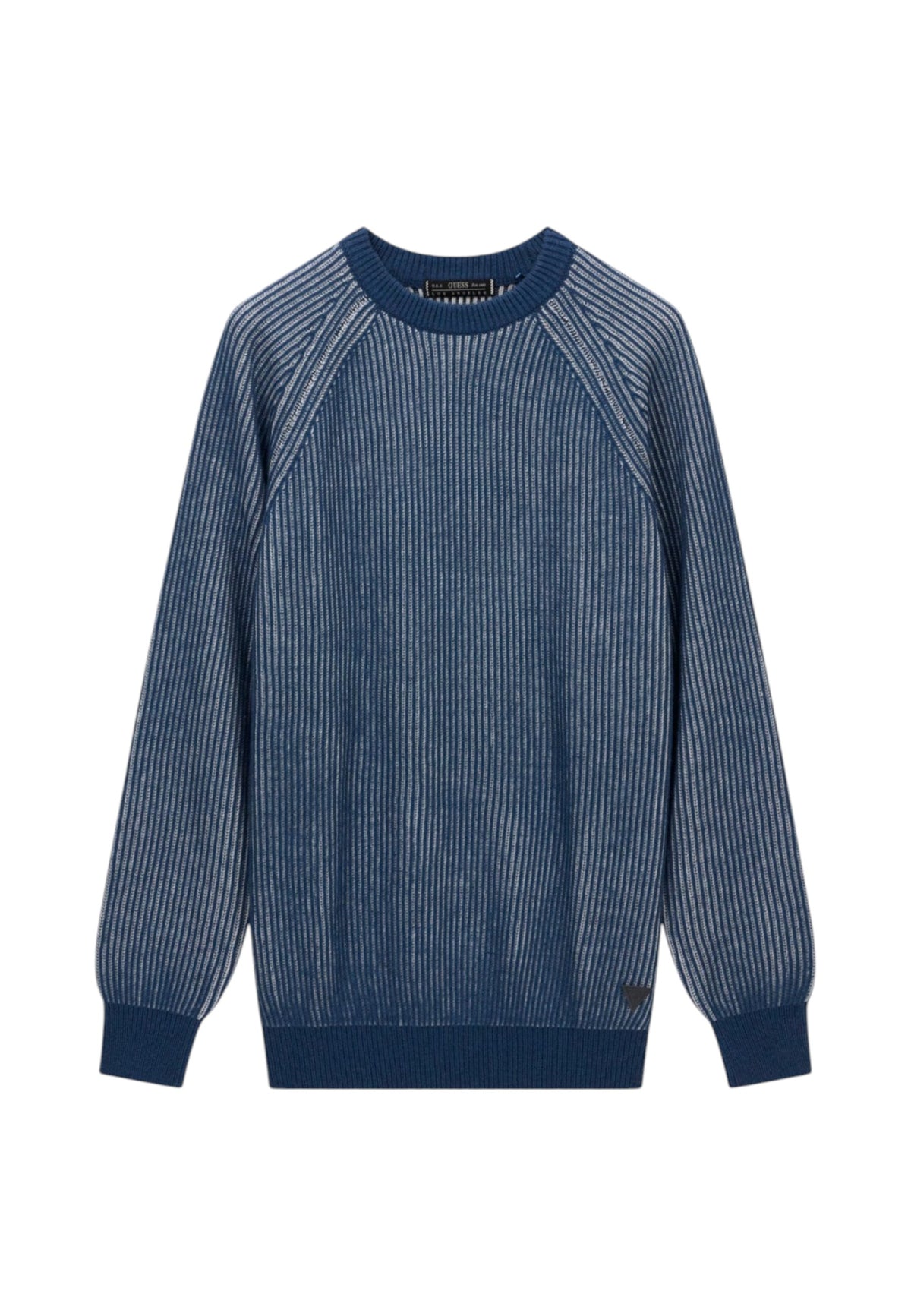 Maglione A Girocollo Uomo Guess Stripes Raglan Niro Vanis� M6BR19Z1368
