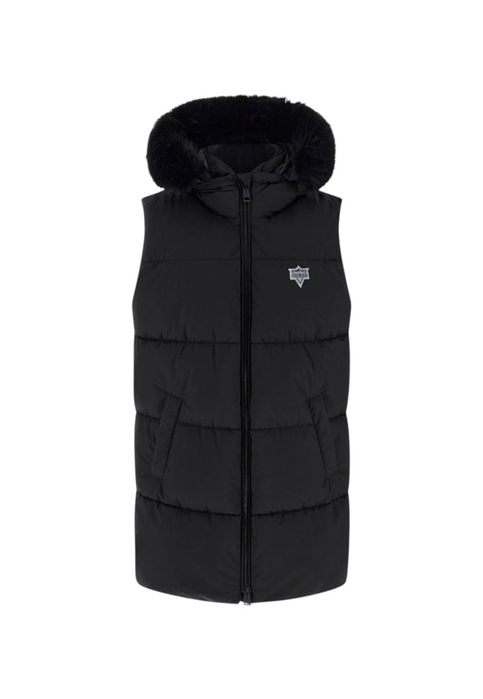 Gilet Con Cappuccio Donna Guess Imbottito Katrina W5BL81W3282