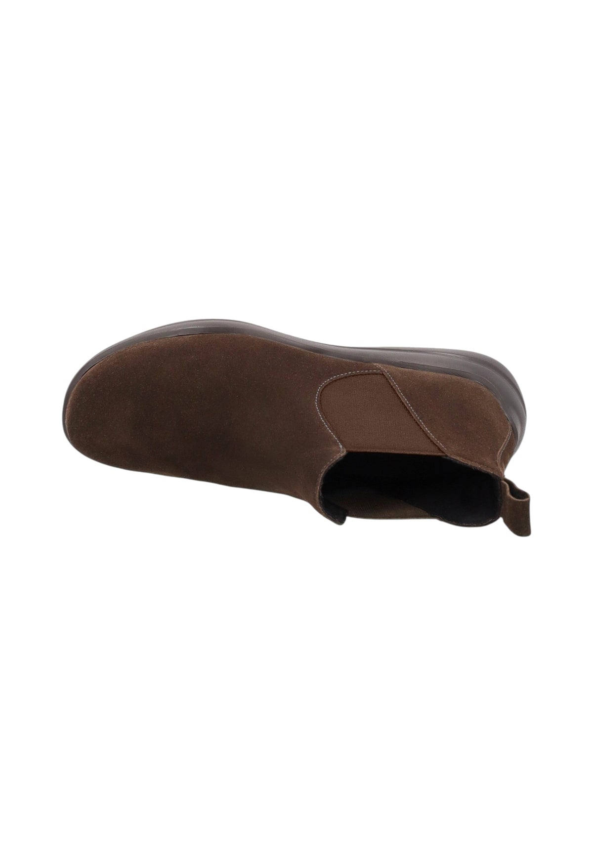 Stivaletti Chelsea Donna Frau Pelle scamosciata, Comfort-Tech, Elastici laterali, Suola ultraleggera, Sottopiede estraibile, Made in Italy Waxy A43C4