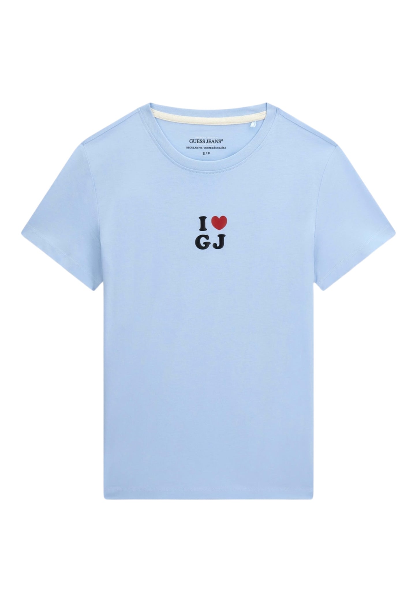 T-Shirt Manica Corta Donna Guess  Gj I Love Gj Reg W6GI45K8HM0