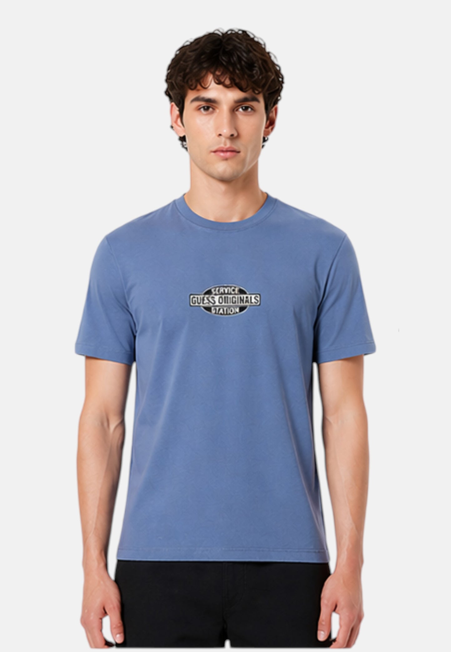 T-Shirt Manica Corta Uomo Guess  Go Service Station M6RI57K8FQ4