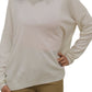 Maglione A Girocollo Donna White Wise Over In Cashmere  WW18036