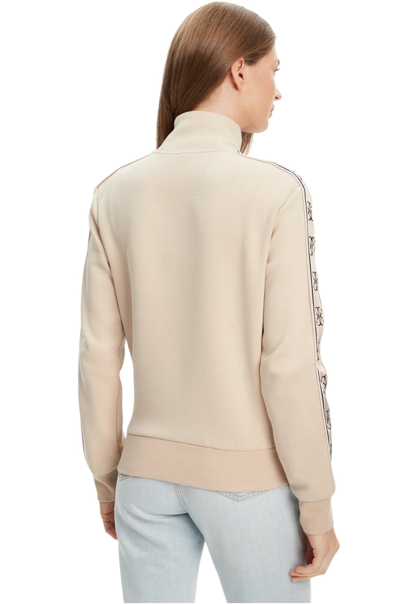 Felpa Con Zip Donna Guess  Britney V2YQ16KB3P2