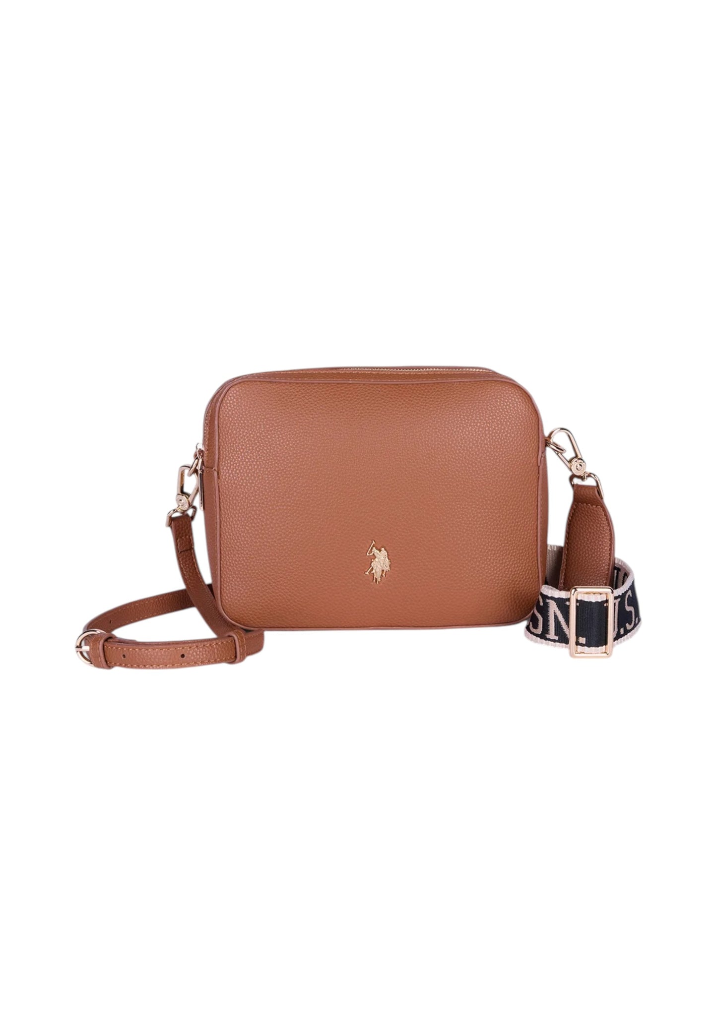 Borsa A Tracolla Donna U.S. Polo Assn. Doppia Zip Mansion BEUE58716WVP
