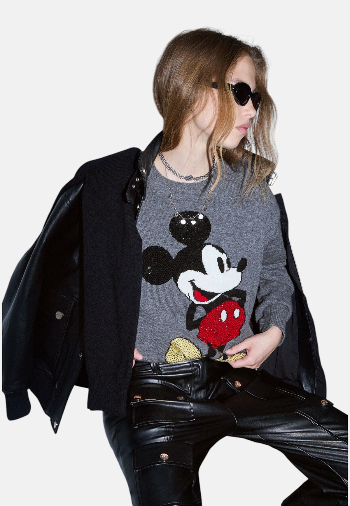 Maglia A Girocollo Donna Liu Jo Mister Mouse  WF6455MS009