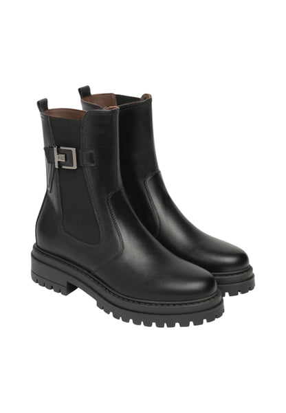Stivaletti Chelsea Donna Nero Giardini Tacco 4 CM  I514830D