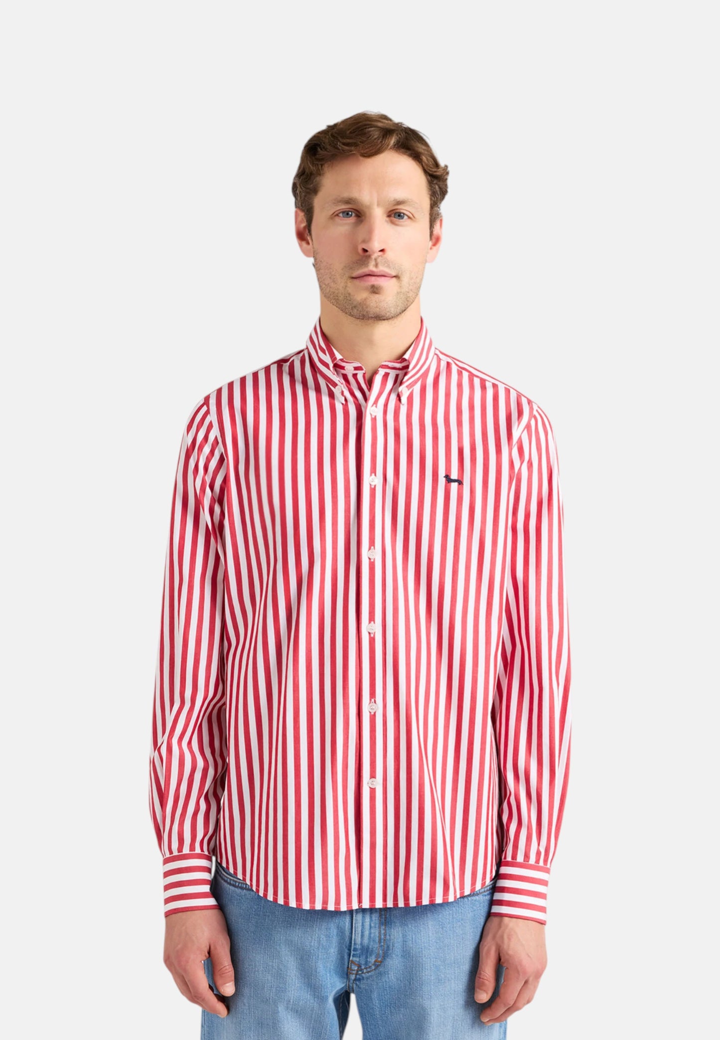 Camicia Manica lunga Uomo Harmont & Blaine "Righe ""Sorbetto"""  CRQ001013683B