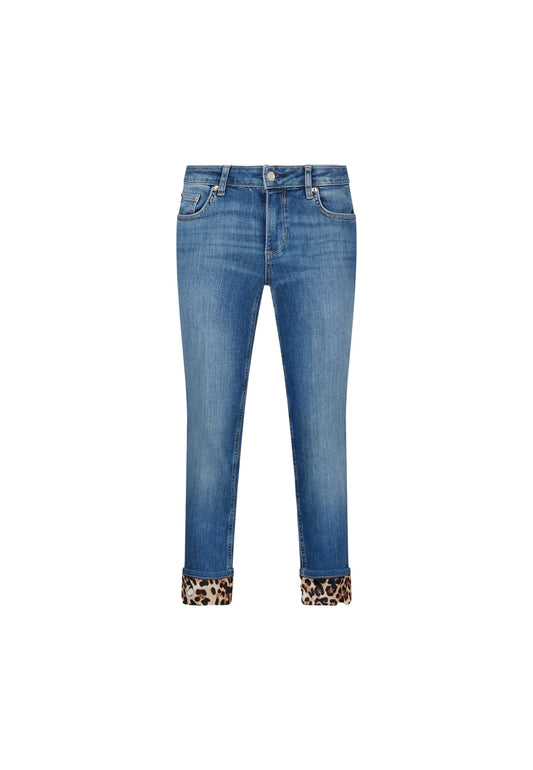 Jeans Skinny Fit Donna Liu Jo Bottom Up Con Risvolto Monroe UF5006D0236