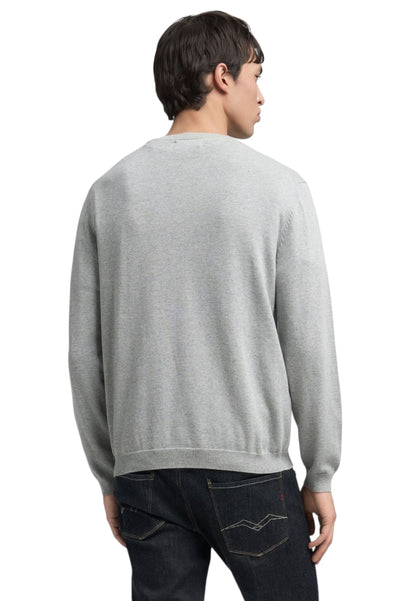 Maglia A Girocollo Uomo Replay Con Ricamo R  UK4851.000.G22578