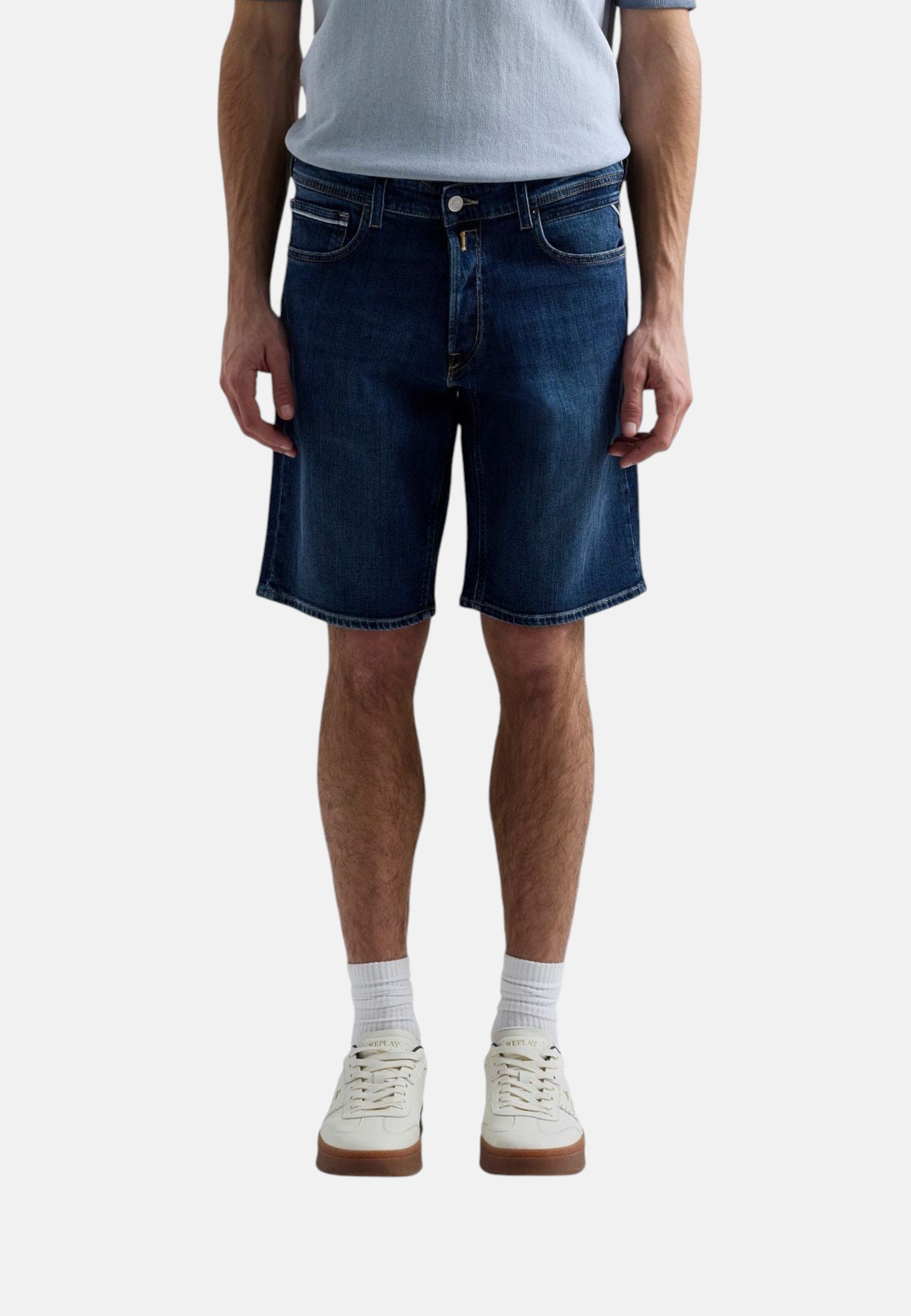 Pantaloncini Jeans Uomo Replay Straight Fit Grover Short M1072 .000.685 192
