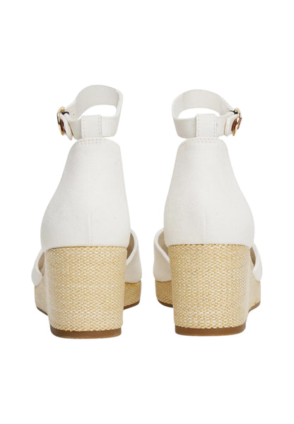 Sandali Con Zeppa Donna Tommy Hilfiger  Flag Closed Toe Mid Wedge