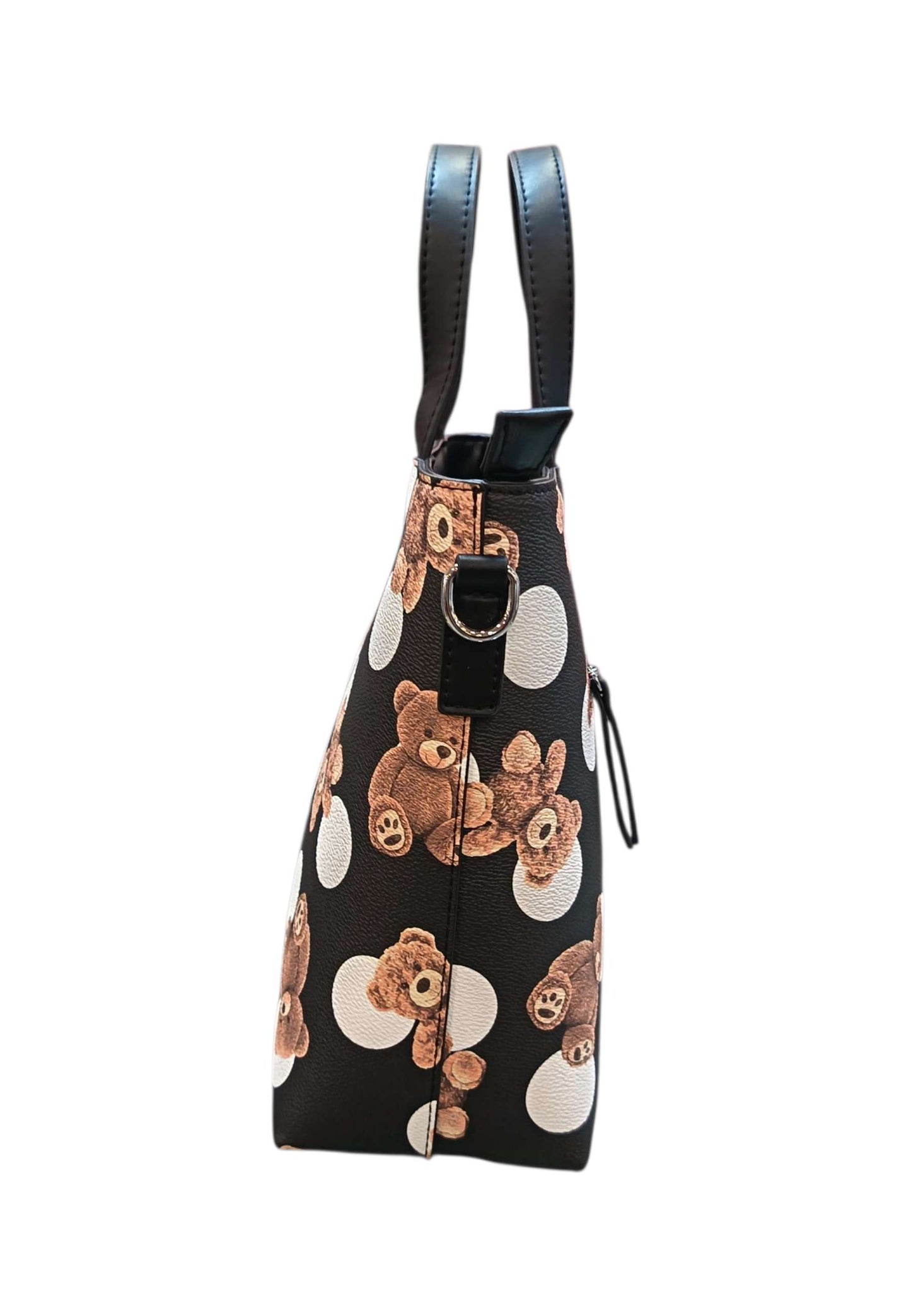 Borsa A Mano Donna Pashbag Tote Stampa Orsetti Babies Pet.Steffy-Babies