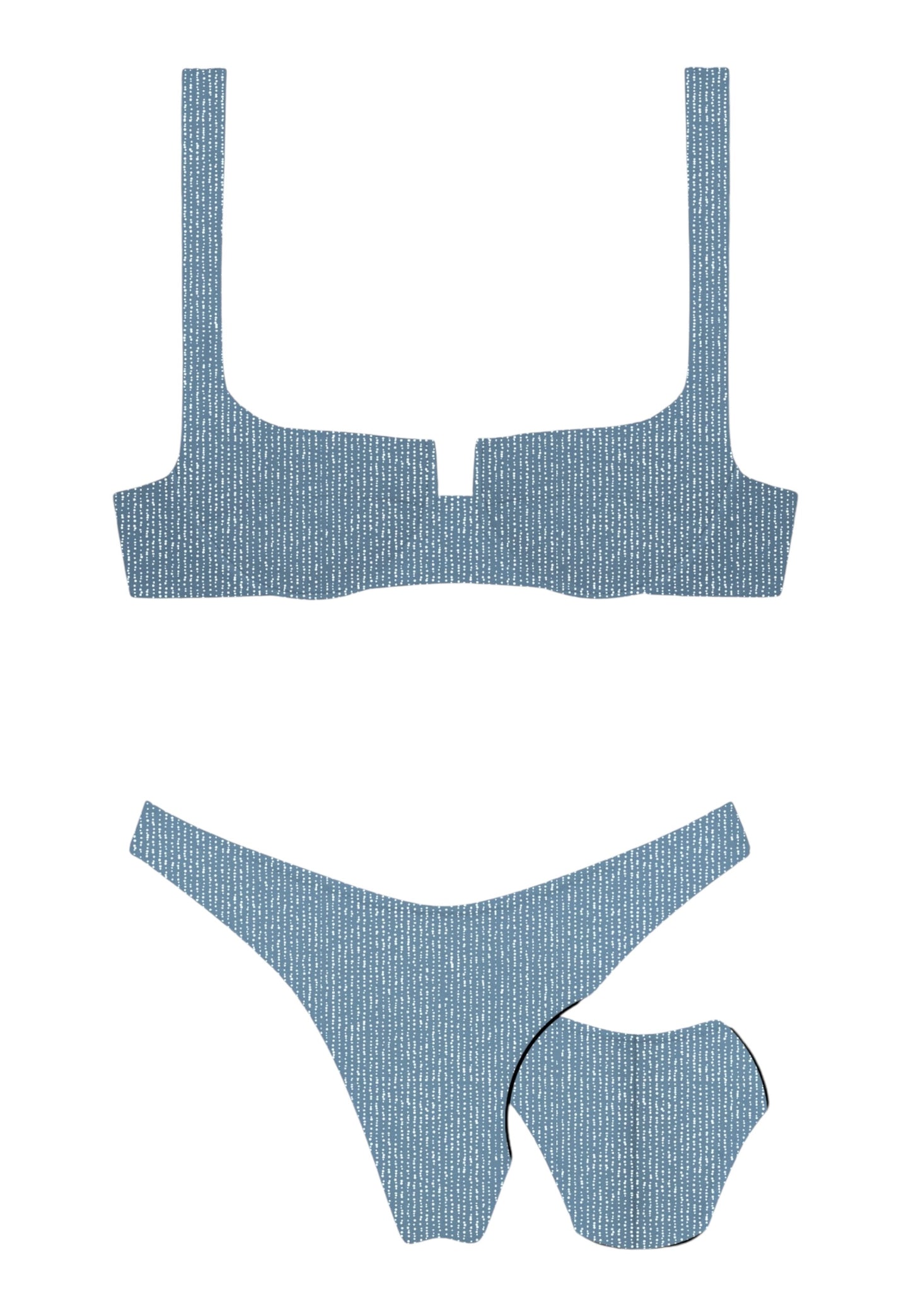 Bikini 2 Pezzi Donna Mc2 Saint Barth Balconette Amira + Slip Naomi Cheekiest, Lurex Namira NAM0002