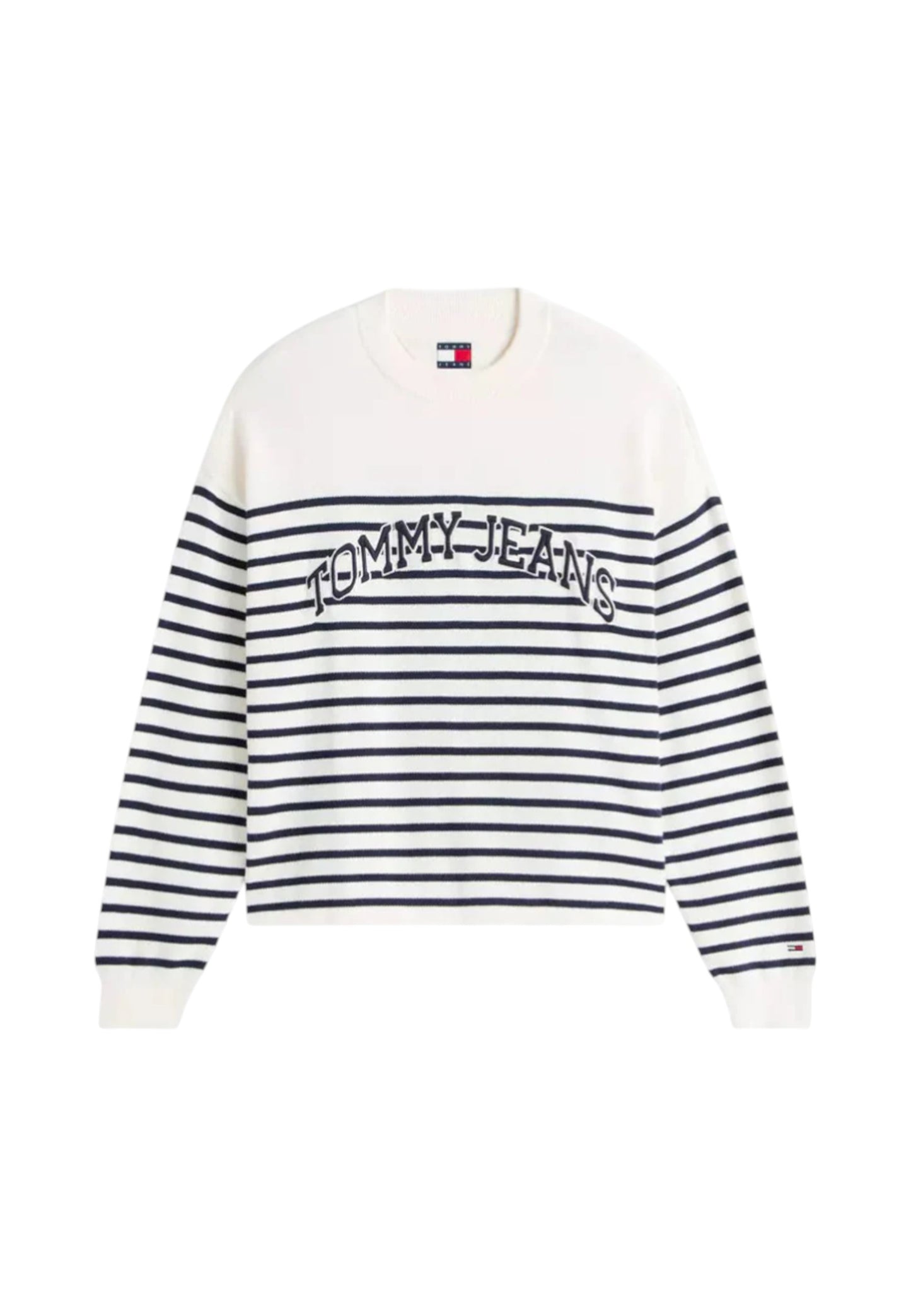 Maglione A Girocollo Donna Tommy Jeans  Tjw Varsity Crew Ne DW0DW22312