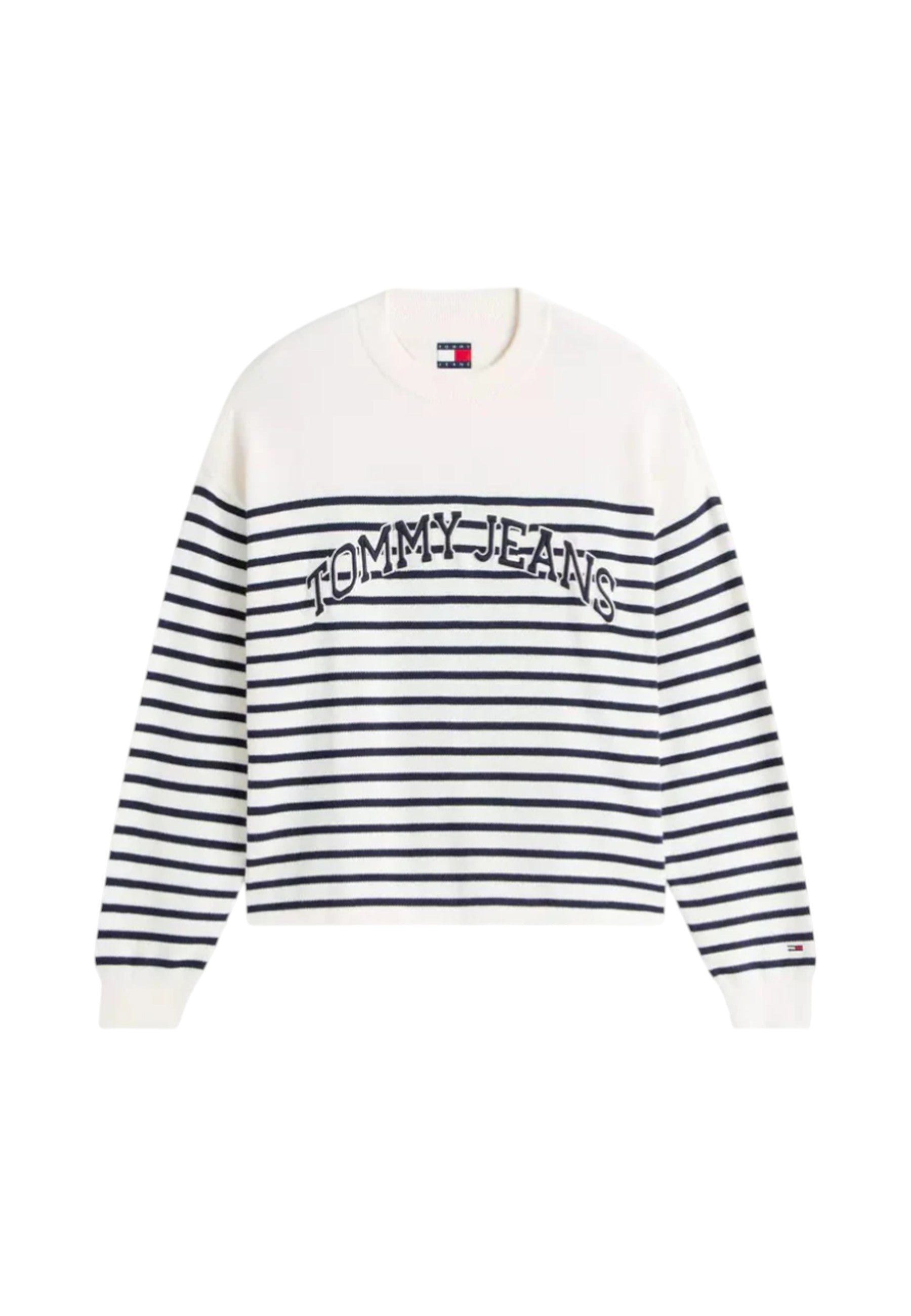 Maglione A Girocollo Donna Tommy Jeans  Tjw Varsity Crew Ne DW0DW22312
