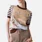 Top  Donna Liu Jo Con Inserti In Twill Eco Line WA6386MS49I