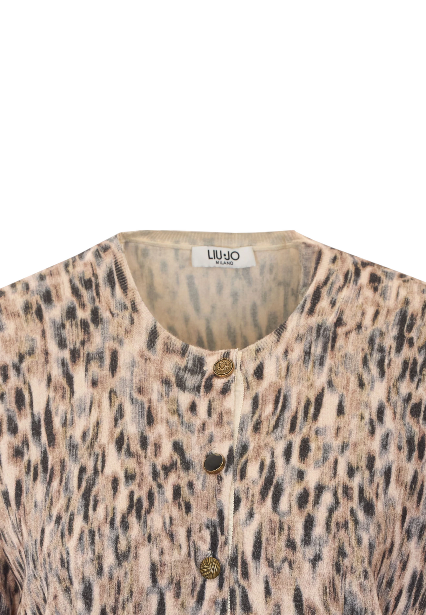 Cardigan  Donna Liu Jo Stampata Spotted Chine Lux  WF6310MA52S