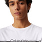 T-Shirt Manica Corta Uomo Calvin klein  Split Line Logo T-Sh
