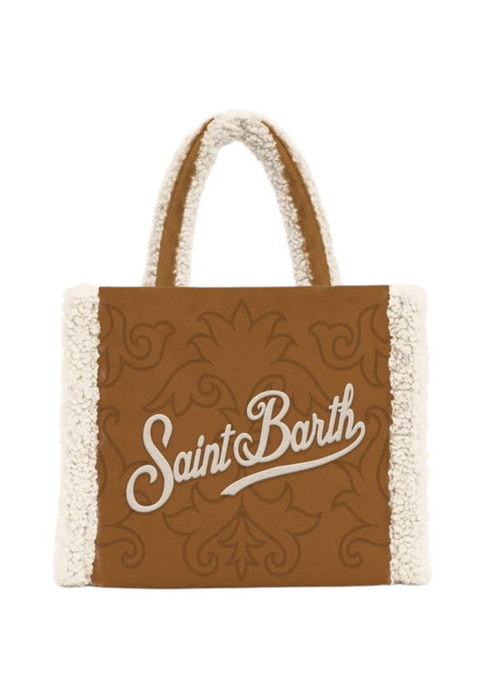 Borsa A Mano Donna Mc2 Saint Barth Motif Embroidery Colette Shearling COL0031