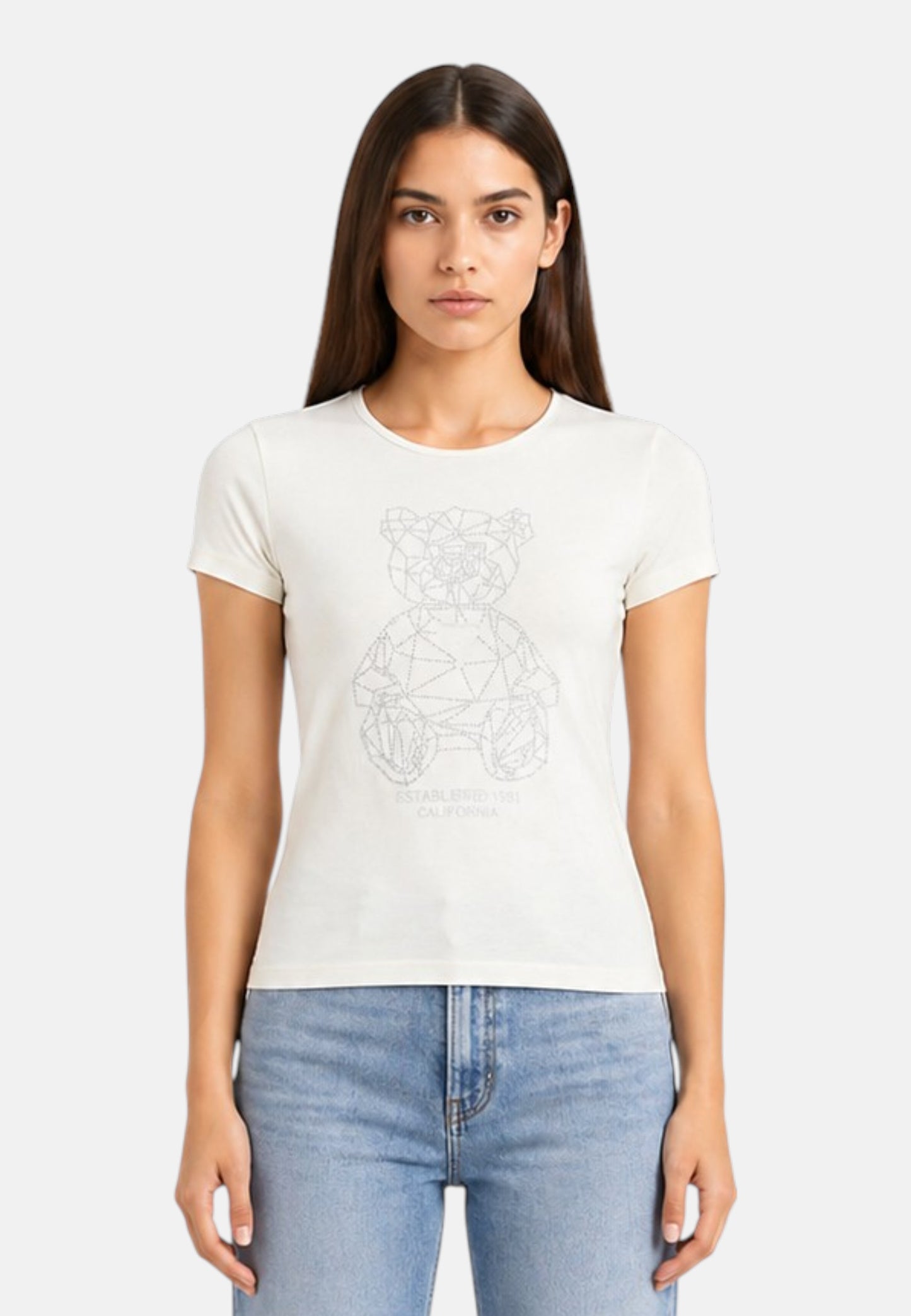 T-Shirt Manica Corta Donna Guess  Romy V6GI12K3325