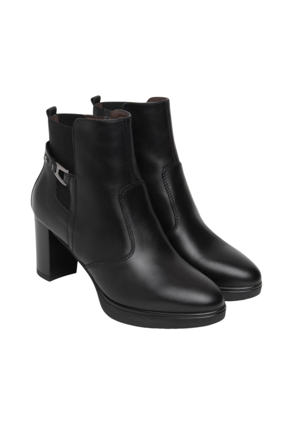 Stivaletti  Donna Nero Giardini  Guanto Elastico Pu.Lesina L16720 Ner I617260D