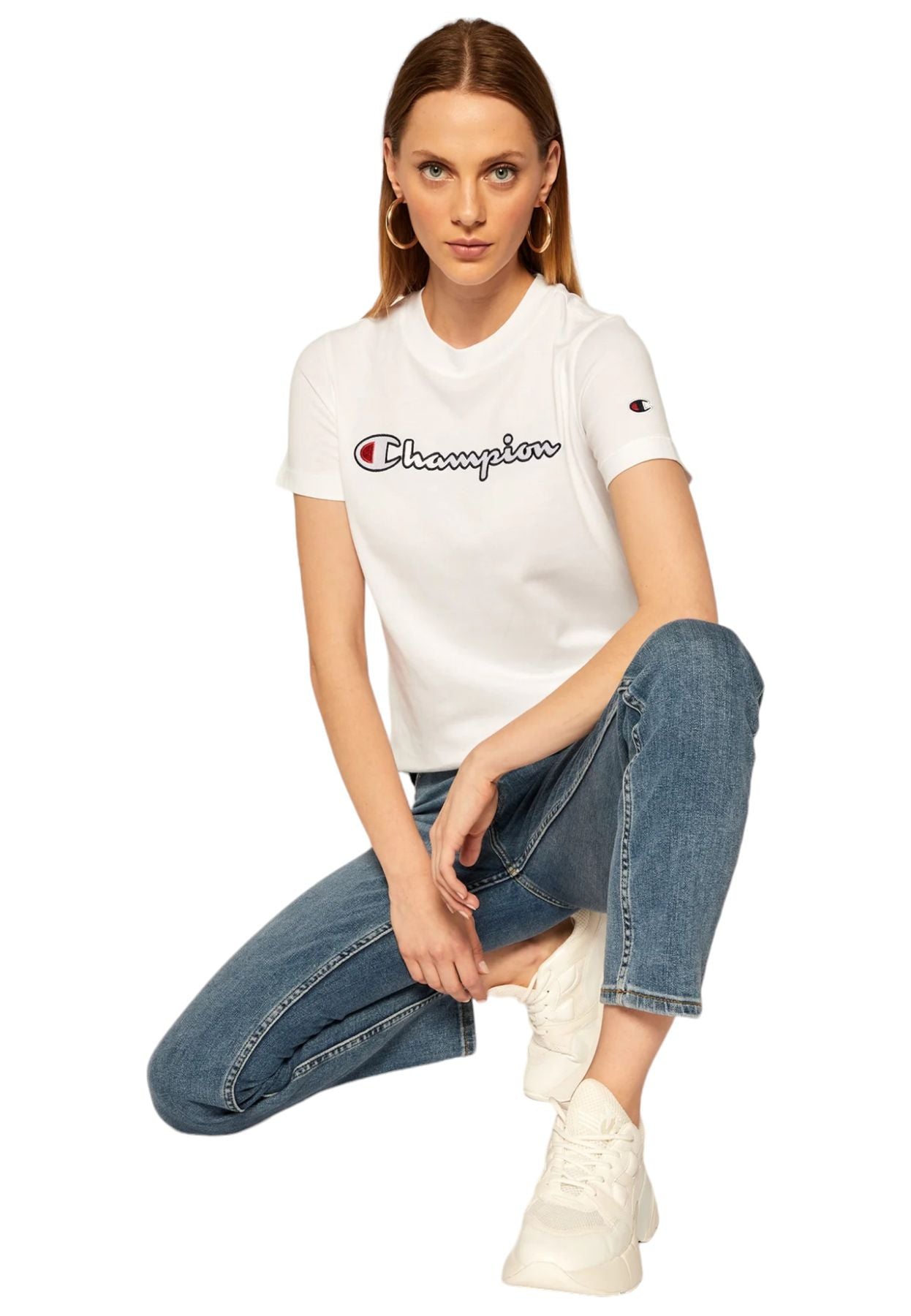 T-Shirt Manica Corta Donna Champion  Rochester 1919 113194