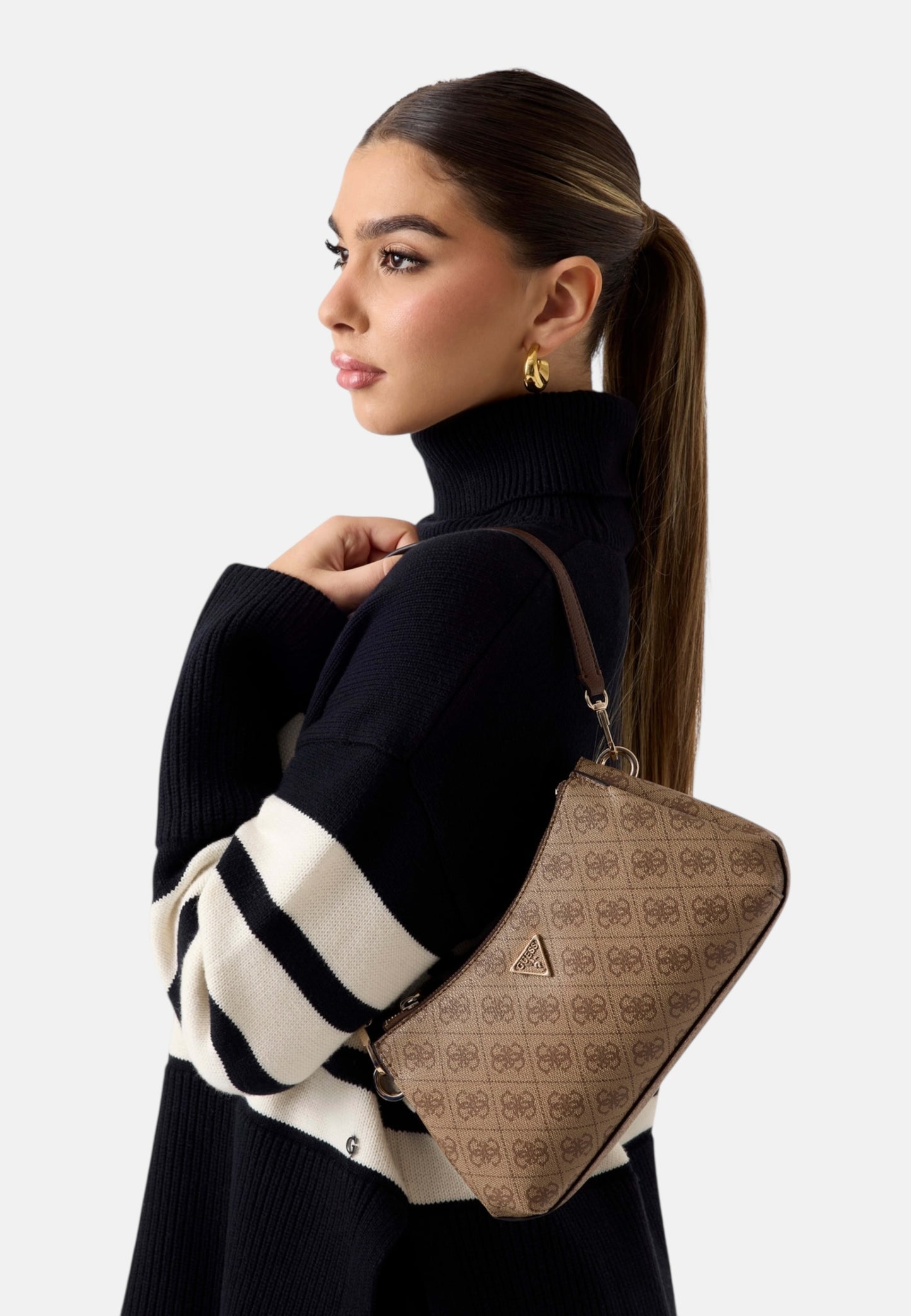 Borsa A Tracolla Donna Guess 3 Comp Shoulder Xbody Noelle Ii HWBG9672730